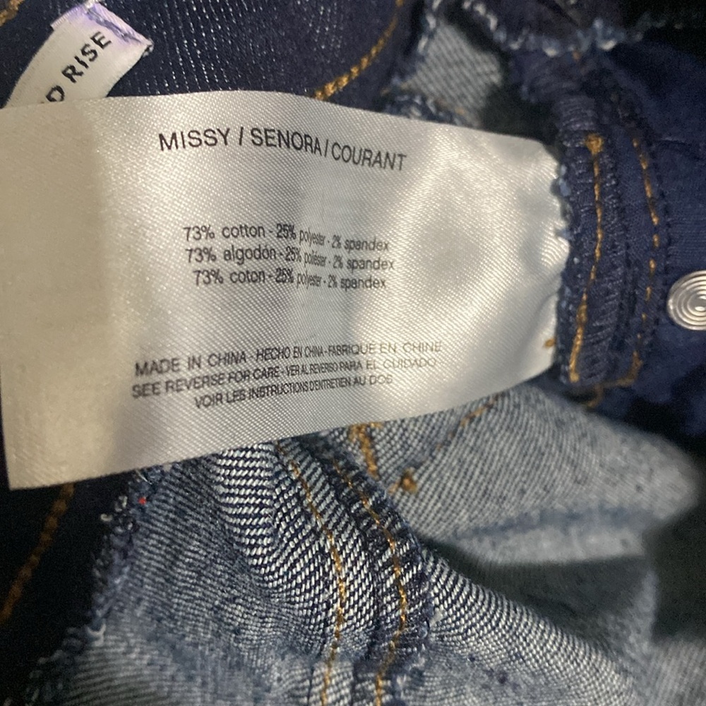 Skinnygirl The Skinny Mid Rise Dark Indigo Wash Cropped Jeans Women’s Petite - Picture 5 of 9